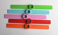 Image 2 of Kid's Diffuser Slap Bracelet: Smiley Face