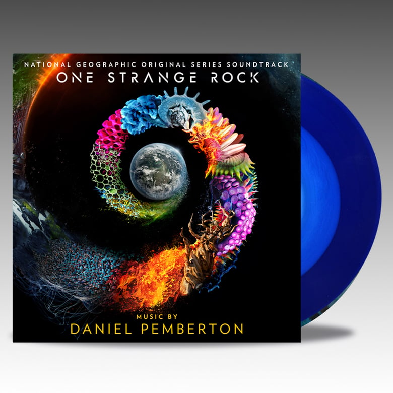 Image of One Strange Rock - 'Planetary Two Tone Blue w/ White Vinyl - Daniel Pemberton