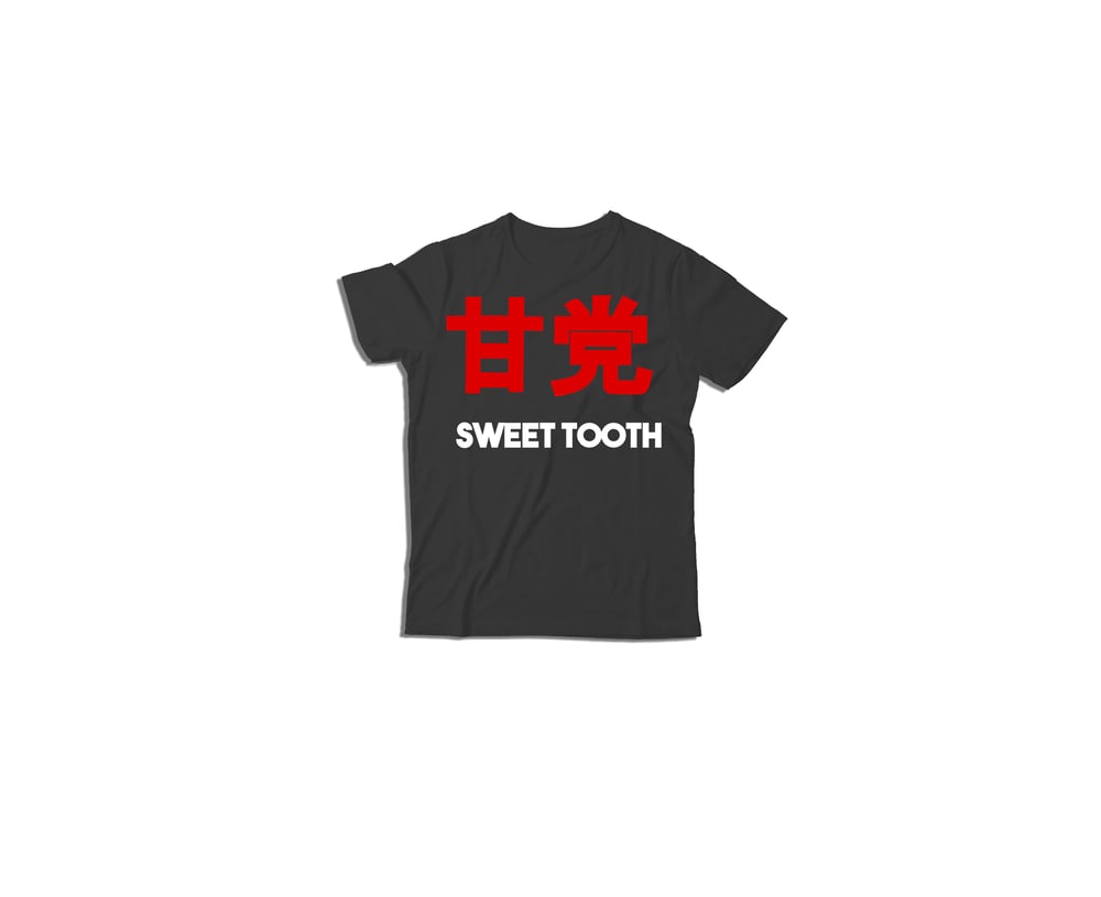 Image of Amato Kids Tee Black Red W White 