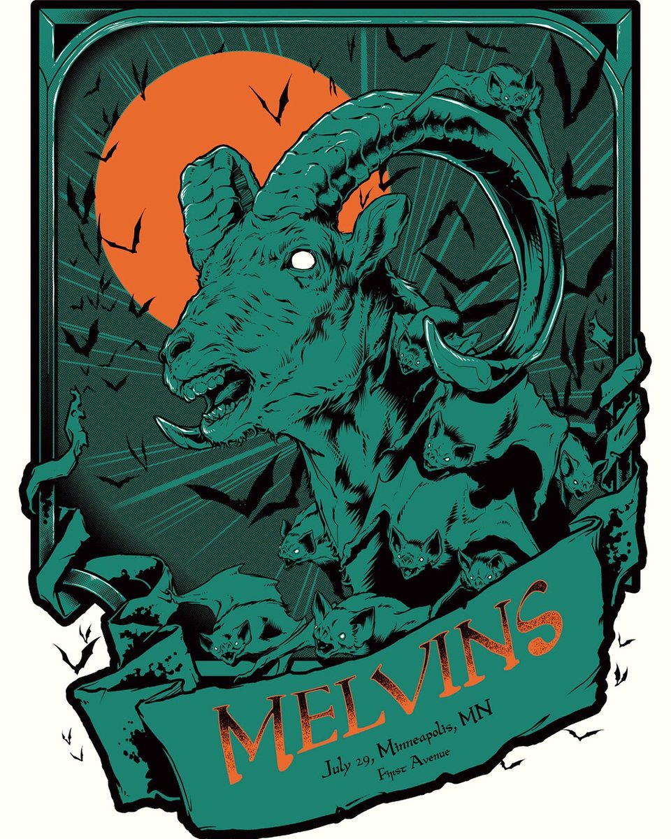 (the) Melvins Gig Poster / Scott Buoncristiano