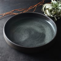 Image 2 of dark stoneware platter