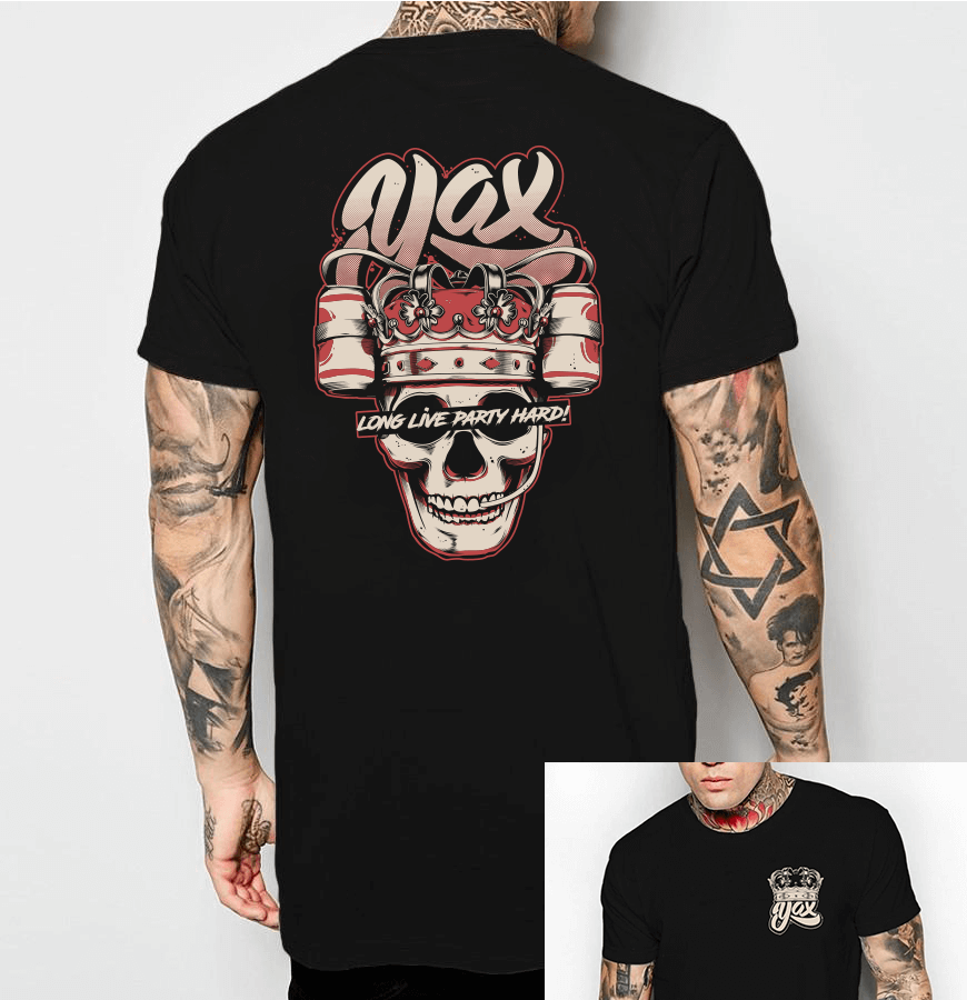 Image of Camiseta de YAX - Skull