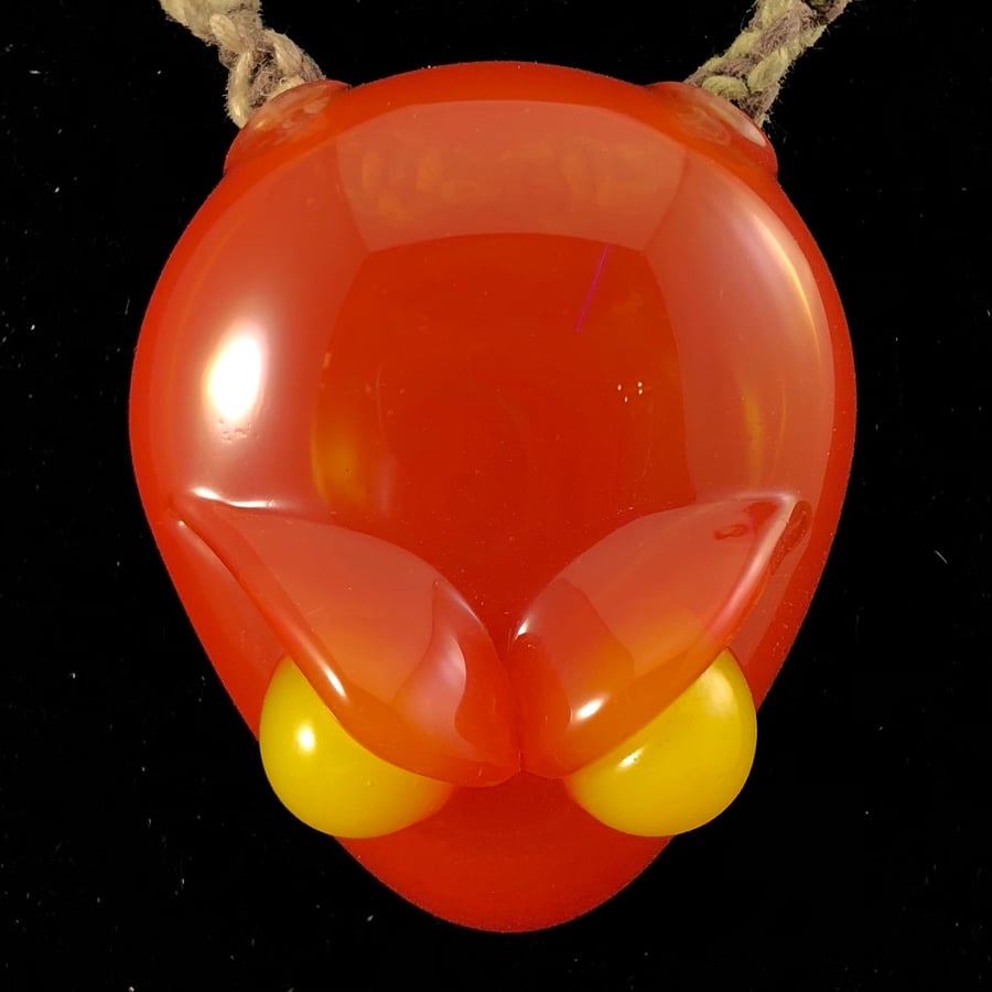 Image of "Hot Sauce" Alien Head Pendant (Series 2)