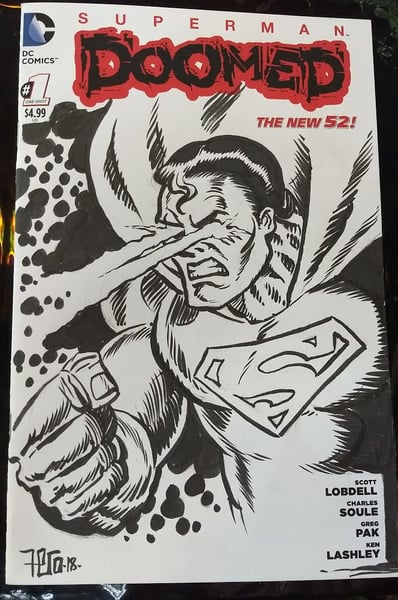 Image of Superman sketch Cover