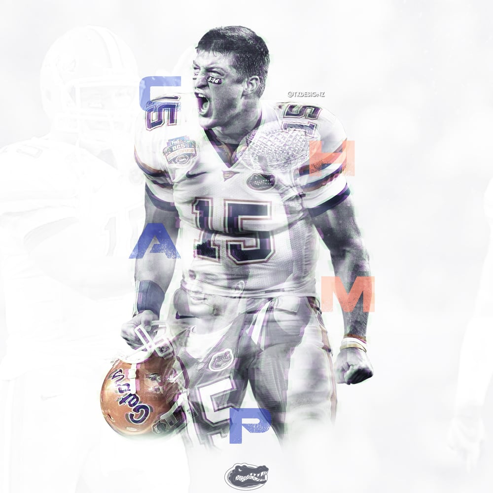 Image of Tim Tebow "Champ" Poster
