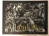 ALL OUT WAR Dying Gods gold screen printed poster