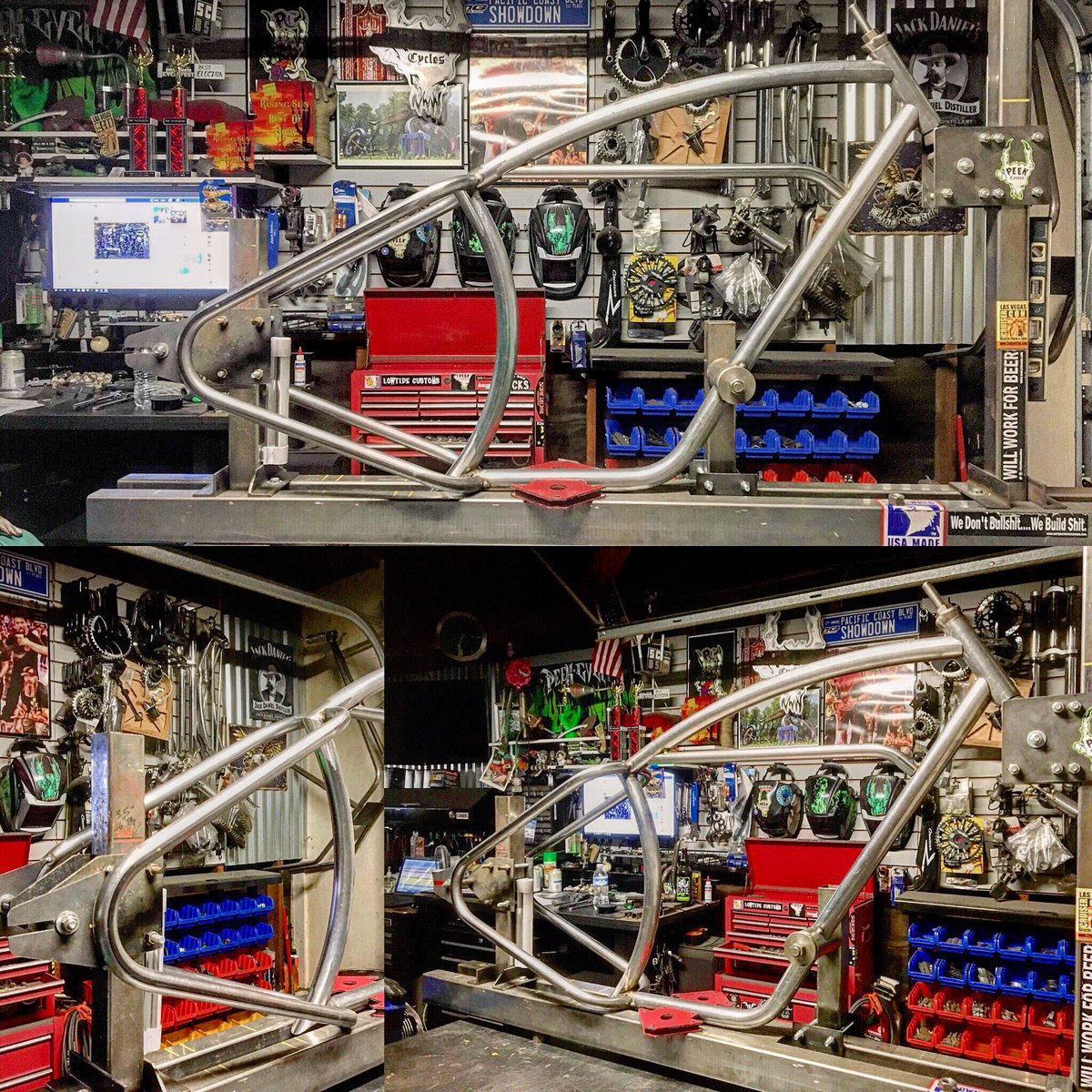 Peek cycles x imperial cycles frame Imperialcycles_sj