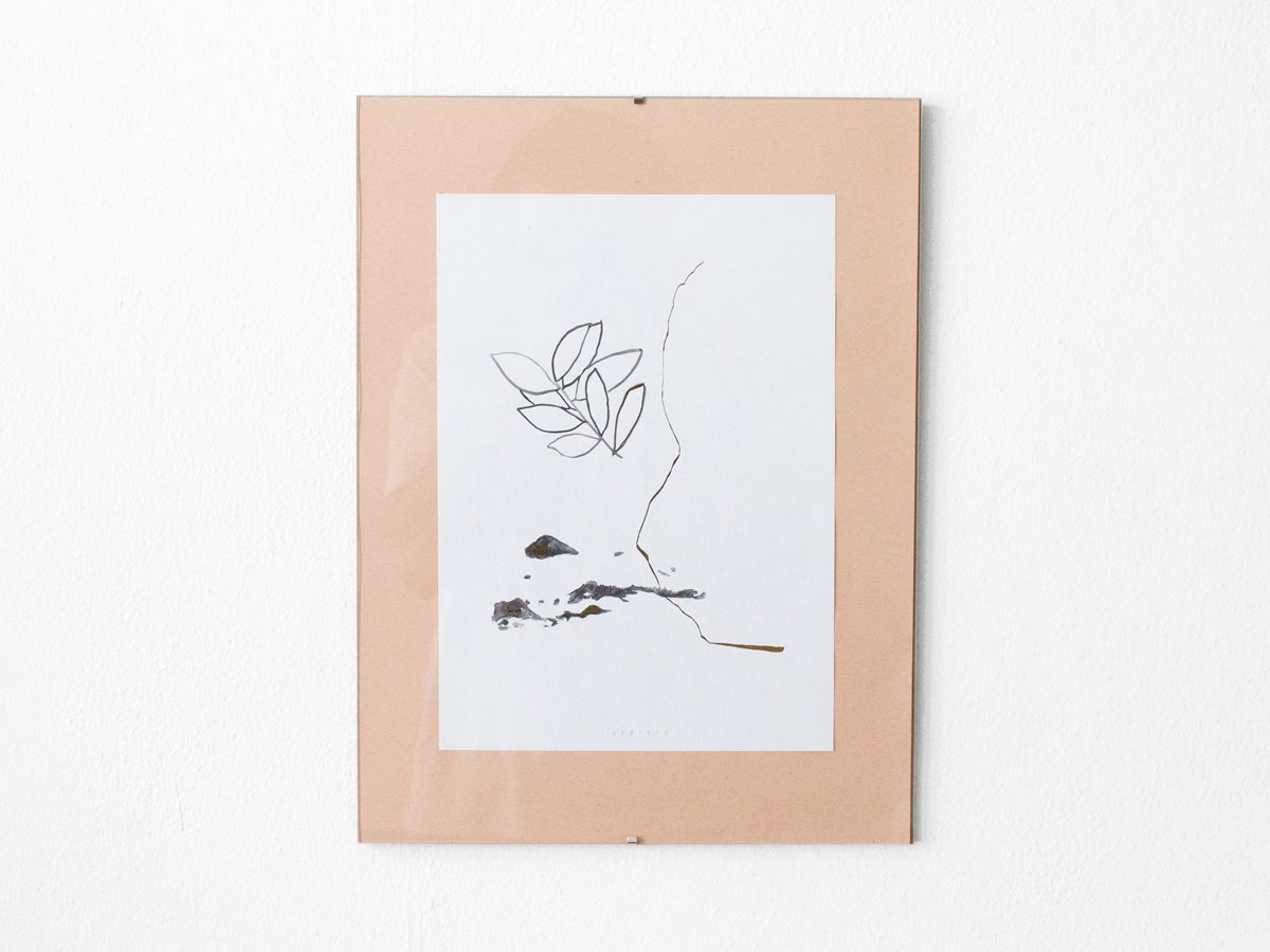 Image of Gold leaves - botanical art print #2