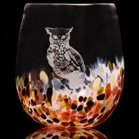 Image 1 of ANIMAL TOTEM GLASS: OWL