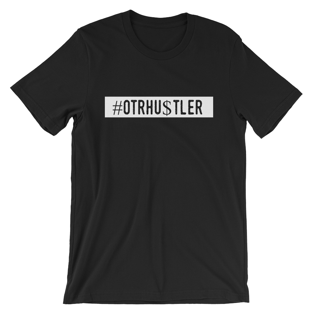 Image of #OTRHUSTLER T-SHIRT BLACK