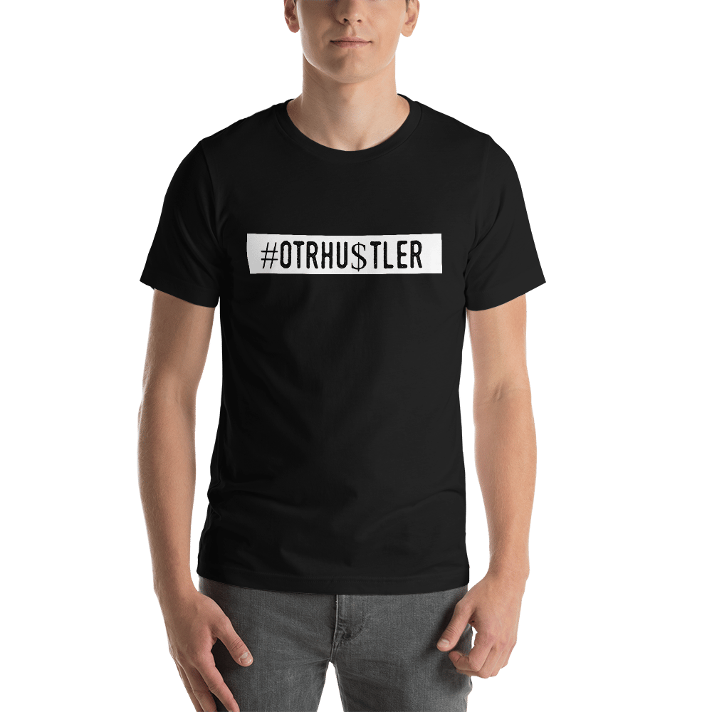 Image of #OTRHUSTLER T-SHIRT BLACK