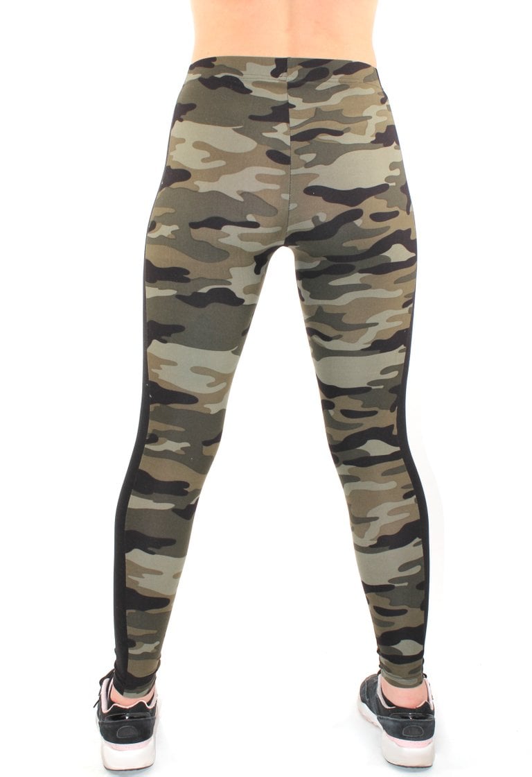 GALDEM CAMO LEGGINGS RED/GREY/WOODLAND CAMO