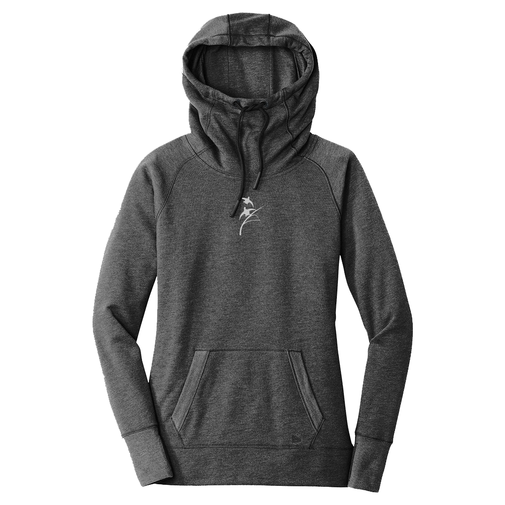 Women's Black Heather HF Hoodie Habitat Flats Shop