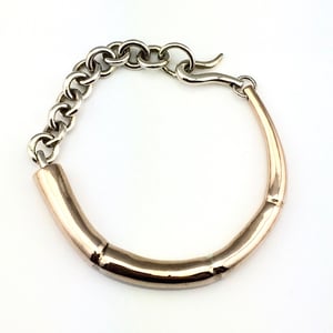 Image of TENDRIL BRACELET WITH SILVER LINKS
