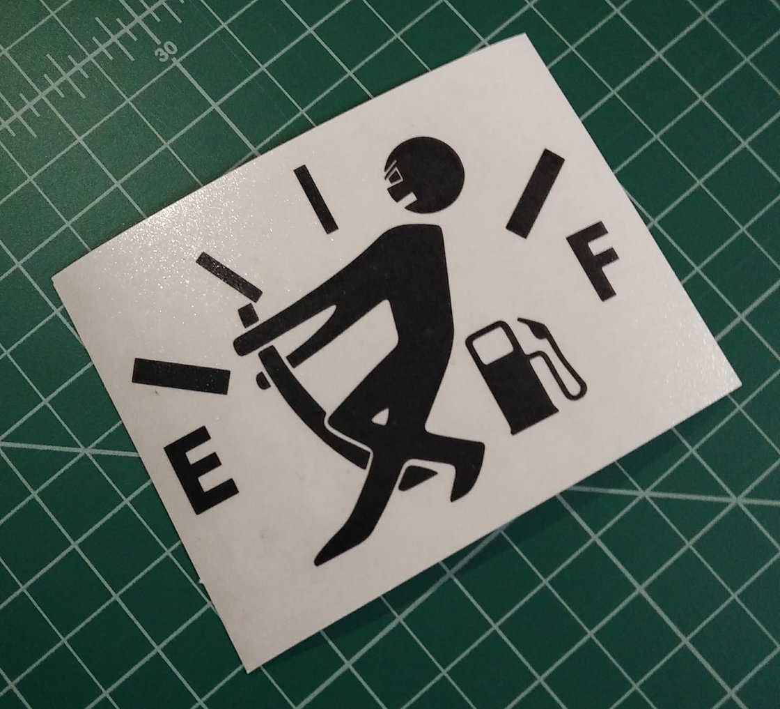 Image of Gas Gauge Sticker