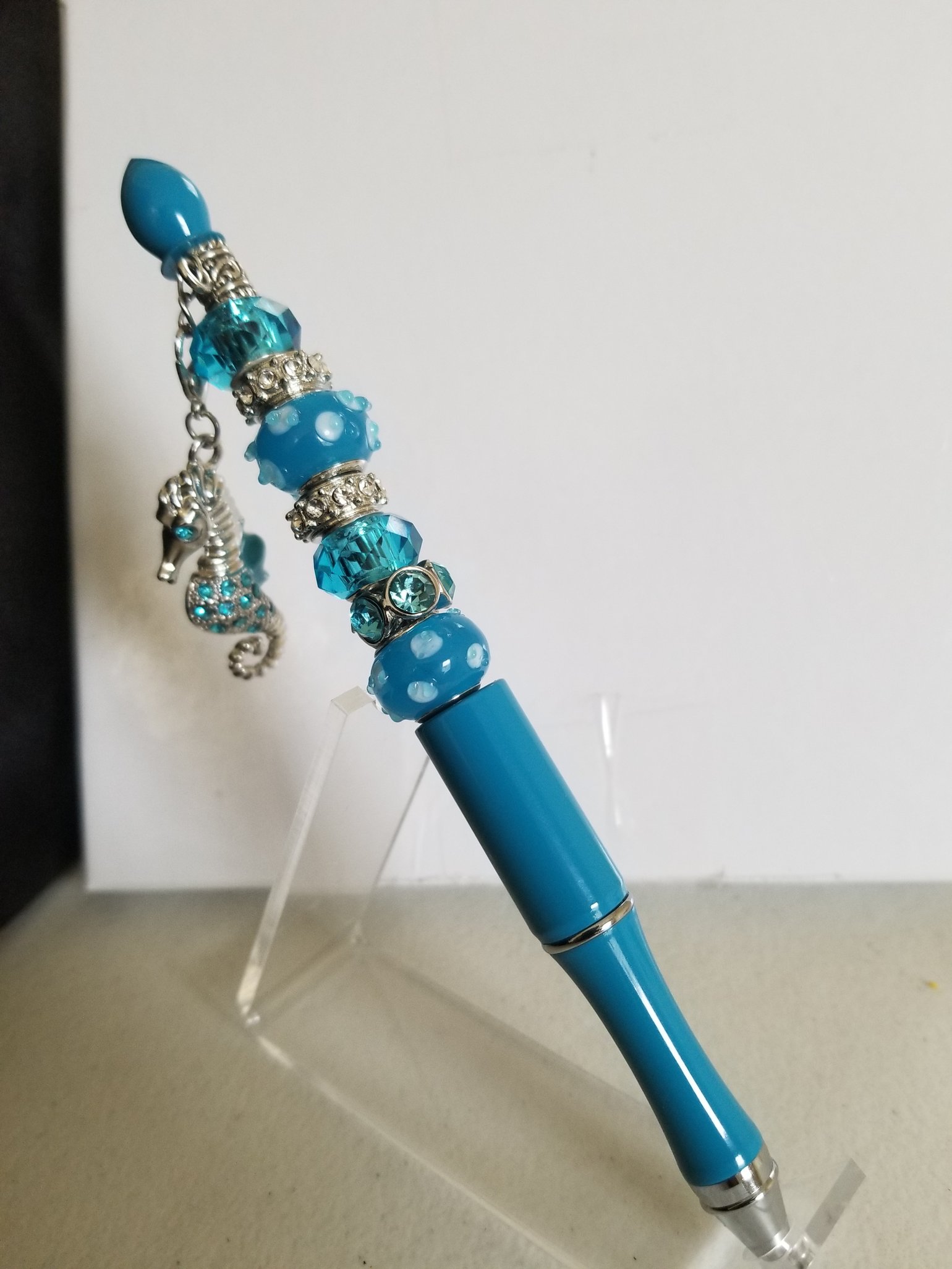 Image of Lucky Seahorse Beaded Pen