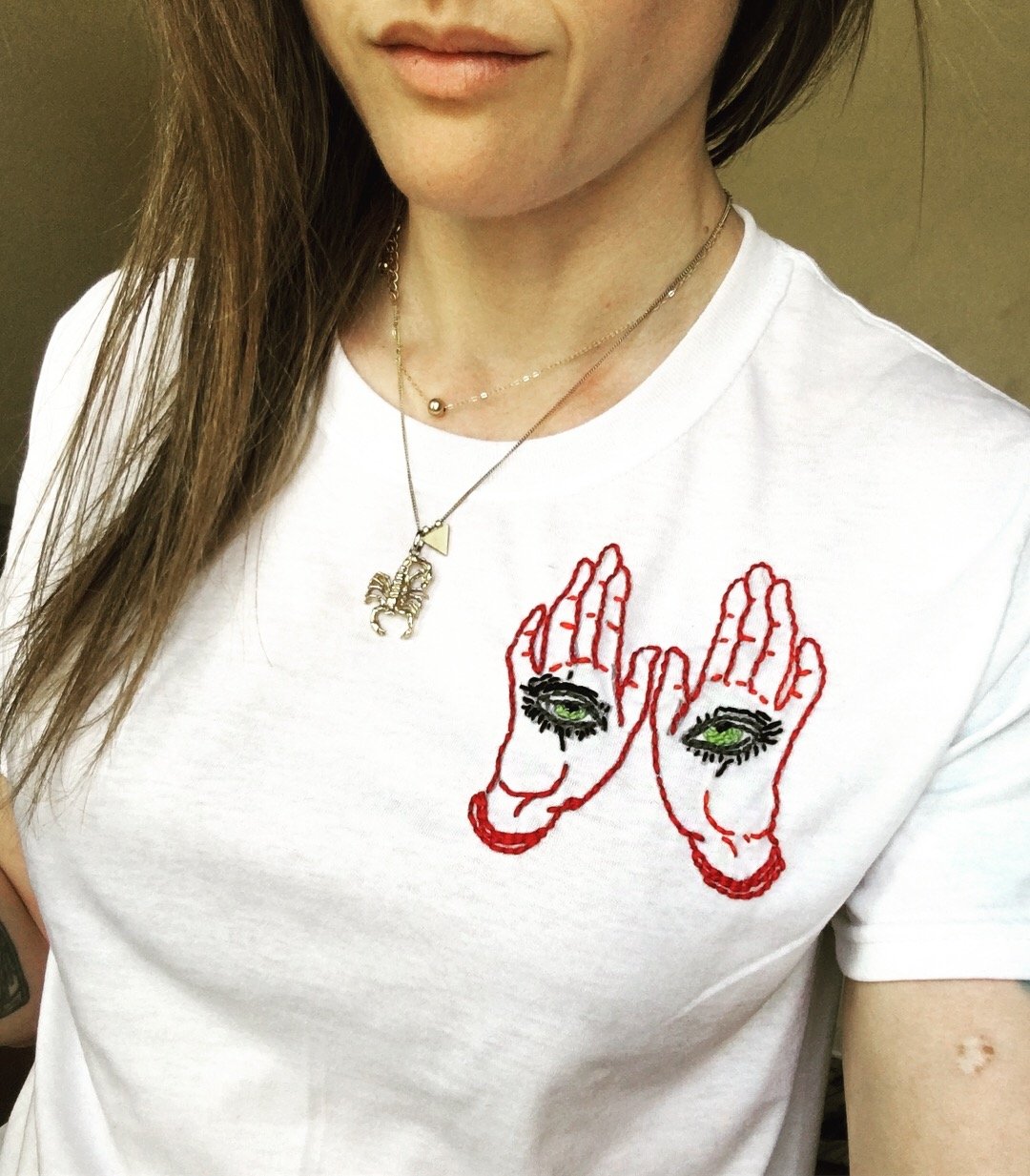 Image of eyeball hands