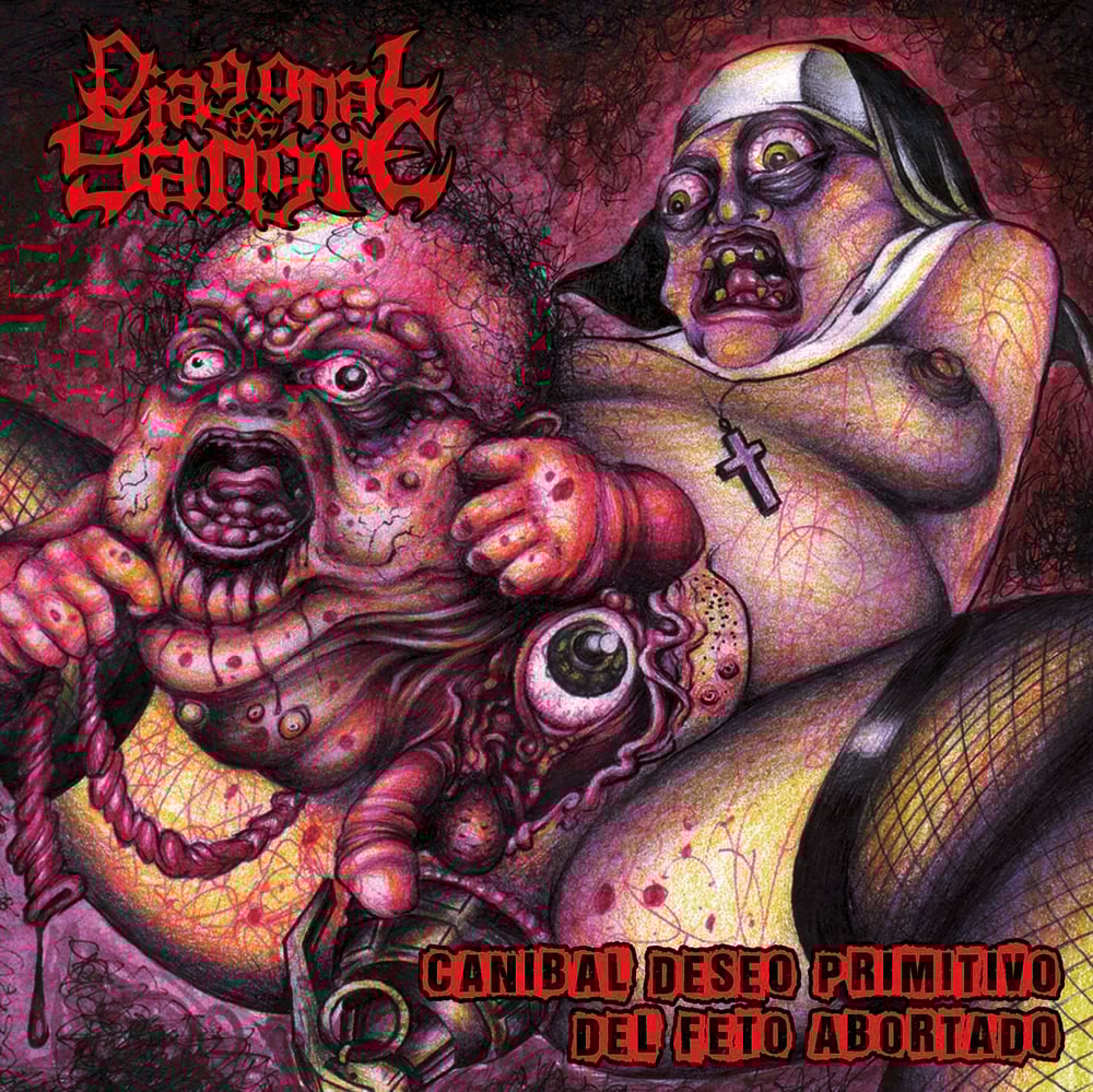 Image of DIAGONAL DE SANGRE - Canibal Deseo Primitivo Del Feto Abortado CD