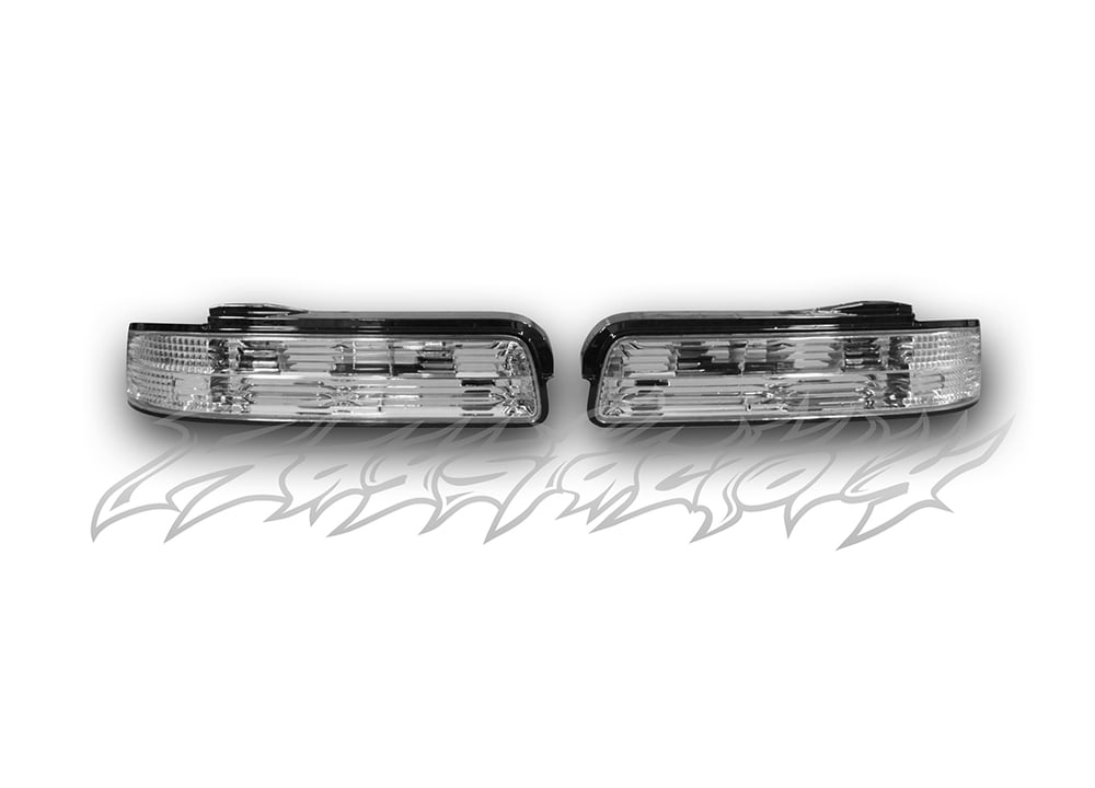 Image of Nissan S13 Silvia (1989-1994 240sx Coupe) All Clear Chrome Tail Lights NON LED (IN STOCK!)
