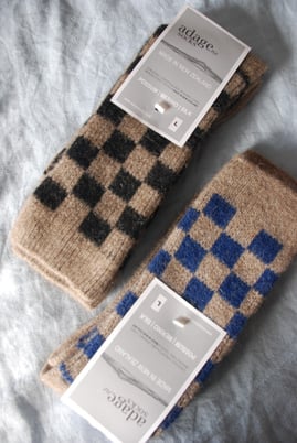 Image of Possum Socks - 2 pair pack - Checkered