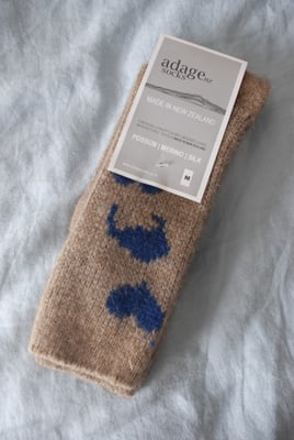 Image of Possum Socks - A Kiwi Stole my Heart - 1 pair