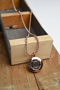 Image 2 of Florals Essential Oil Diffuser Necklace