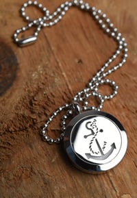 Image 2 of Anchors Away Essential Oil Diffuser Necklace