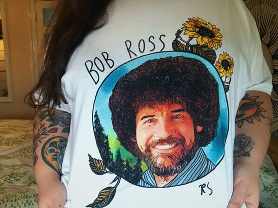 Image of BOB ROSS TSHIRT