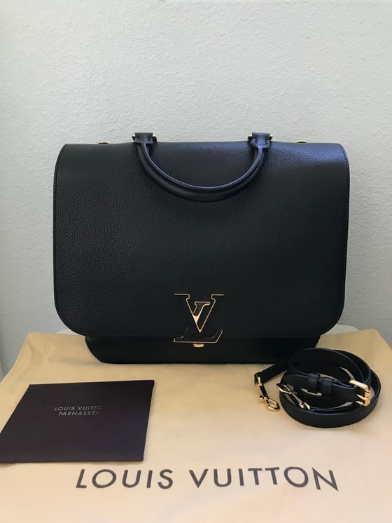 Image of Louis Vuitton Taurillion Volta Bag Noir 