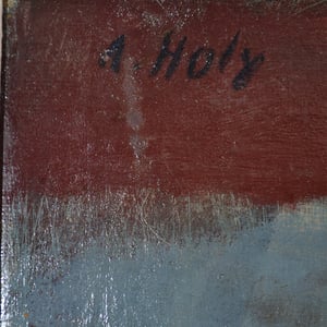 Image of 1940's , Oil Painting, 'Poissons' Adrien Holy