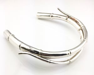Image of SILVER DOUBLE TENDRIL COLLAR 