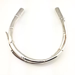 Image of SILVER DOUBLE TENDRIL COLLAR 