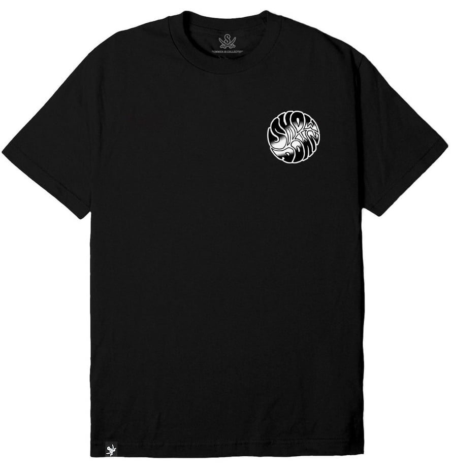 Image of BLACK ELECTRIC CIRCLE TSHIRT