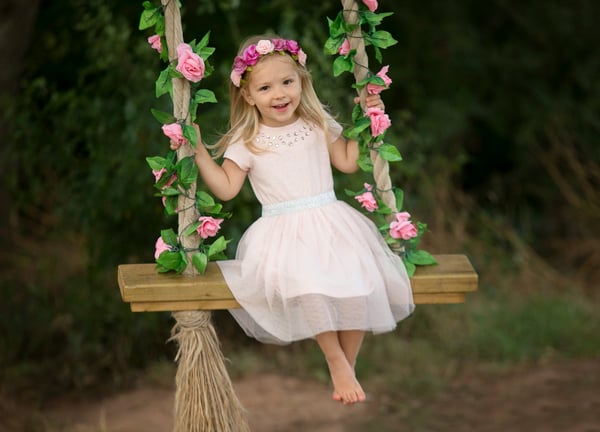 Image of Floral swing photoshoot