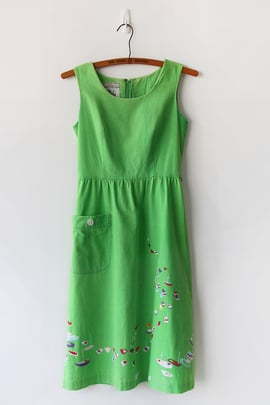 Image of SOLD Malia Honolulu Drifting Boats Dress