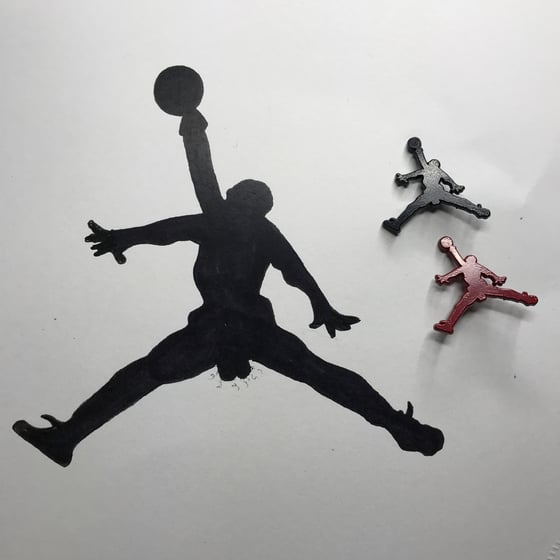 Image of Be like Mike Limited Edition Print and Pin set