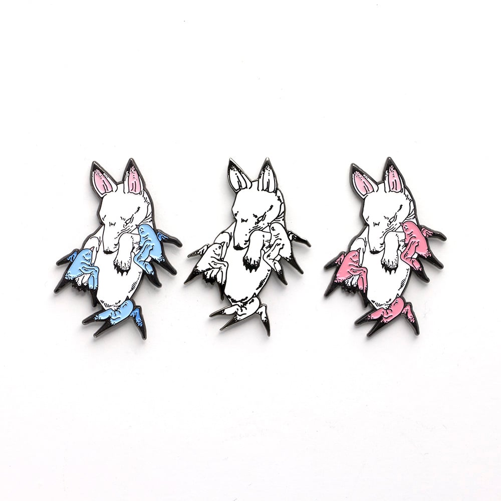Image of "Flock" Enamel Pins