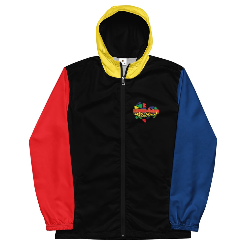 Image of Unisex Kolorblock Windbreaker 