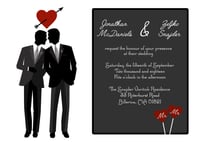 Image 3 of Gold Wedding Reprint & McDaniels Wedding Invites