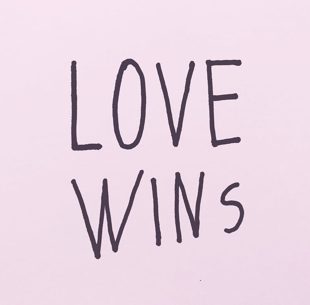 Image of Love Wins Mini Art Print