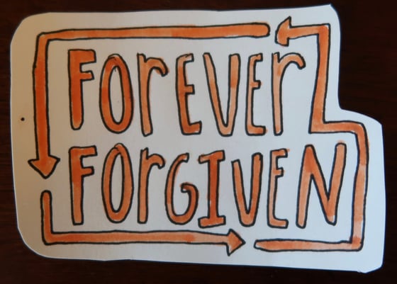 Image of The "Forever Forgiven" Miniature Sticker