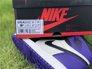 Image of Air Jordan Retro High OG Court Purple 