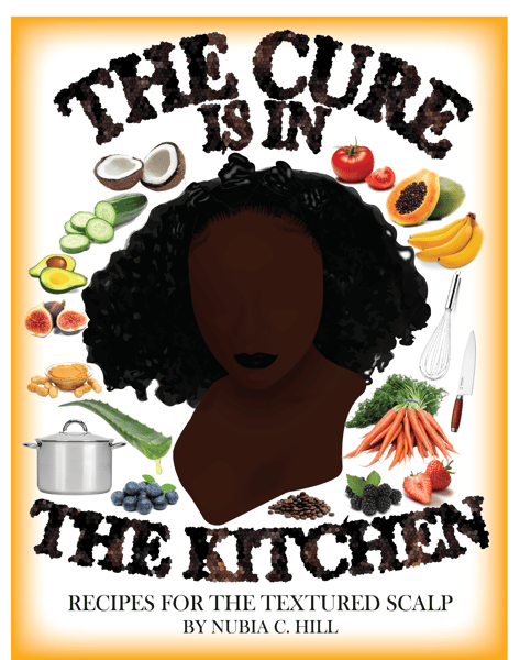 Image of The Cure Is In The Kitchen: Recipes For The Textured Scalp By Nubia Hill PDF.