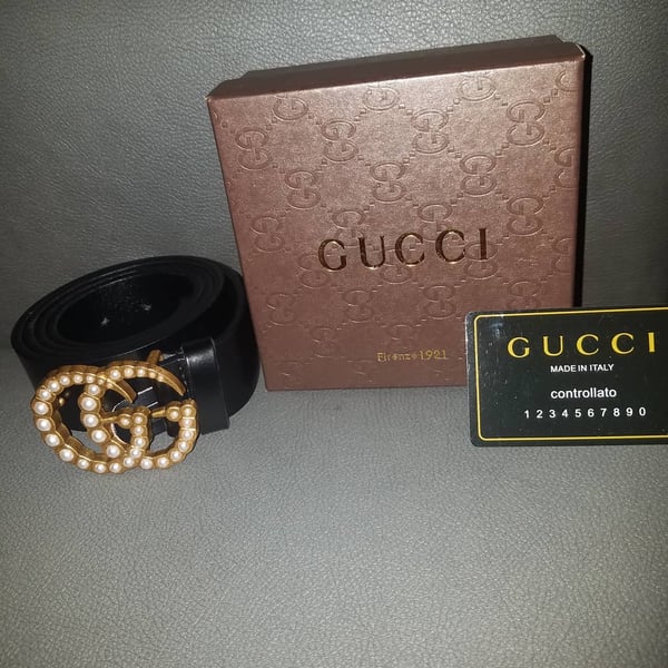 Image of Pritz & Pearls Double G Gucci Inspired Belt