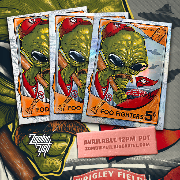 Foo Fighters Wrigley Field 2018 / Zombie Yeti