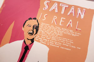 Image of 'Satan Is Real' Print