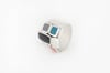 Colorful Statement Ring-silver squares 