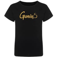 Image 2 of Black and Gold Genius Men's T-Shirt