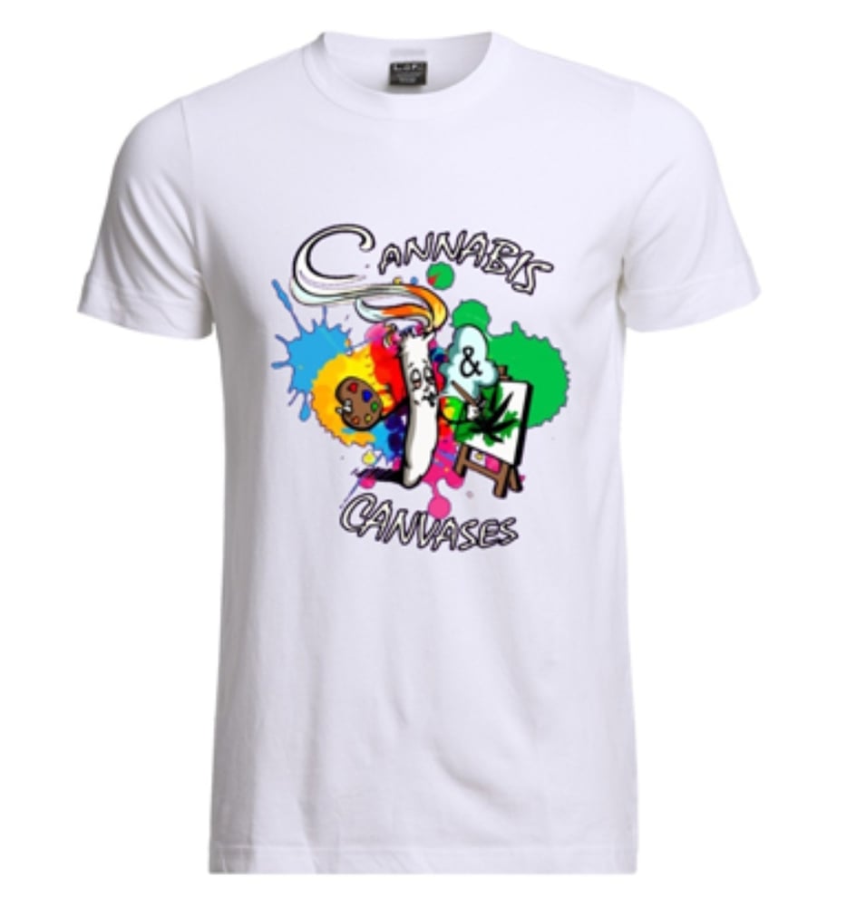 Image of Cannabis & Canvases T-Shirts