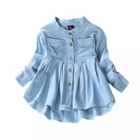 Girl's Denim Tunic 
